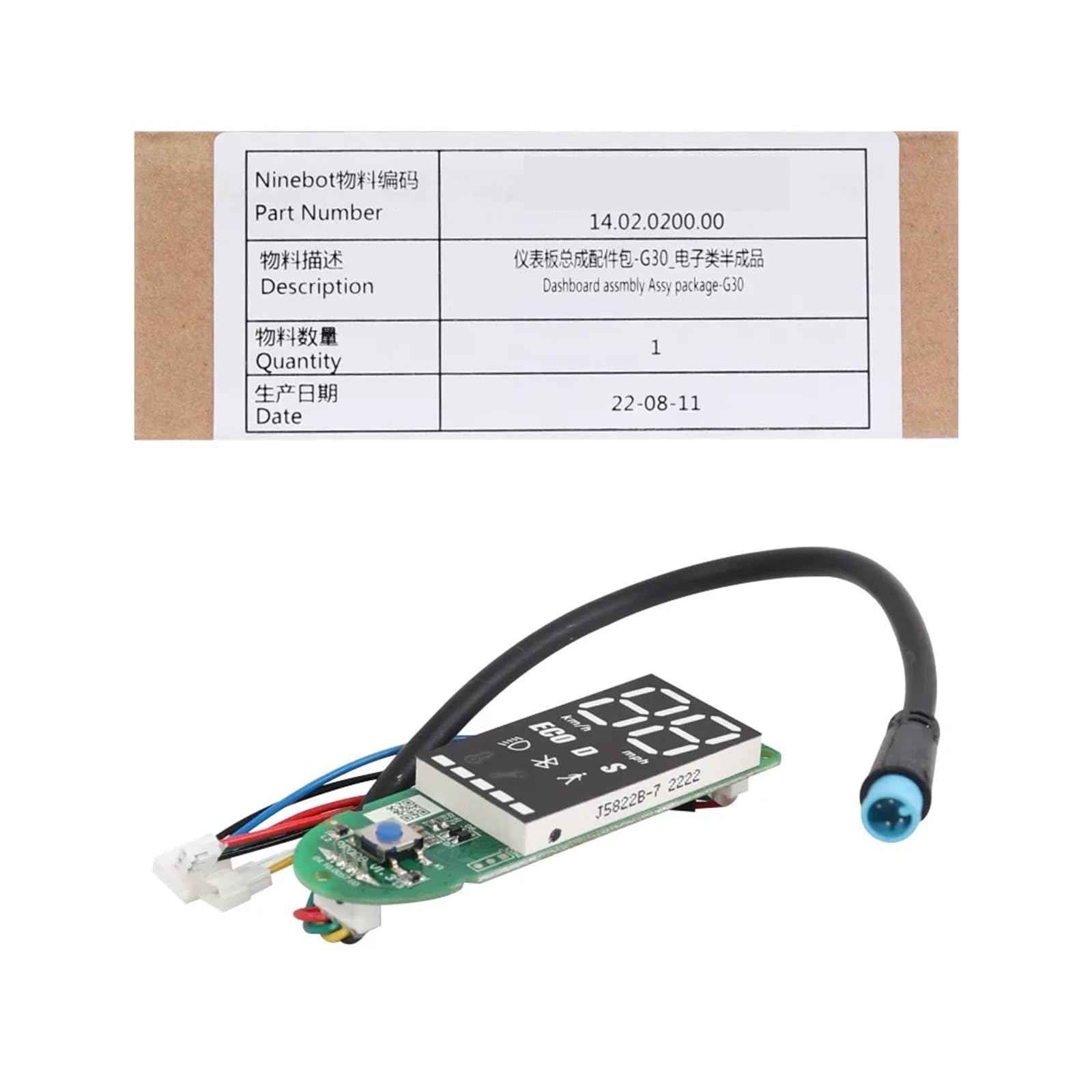 Support De Téléphone VIPIH Pour Ninebot Max G30/G30LP - Fixation Tableau De Bord Trottinette