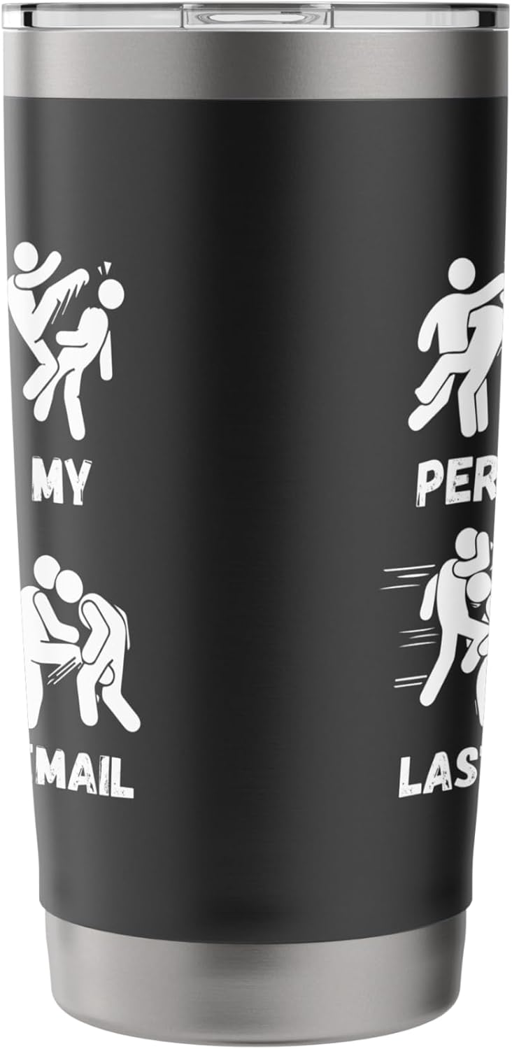 Per My Last Email Boxing Sarcastic Sarcasm Stainless Steel Insulated Tumbler - Image 4