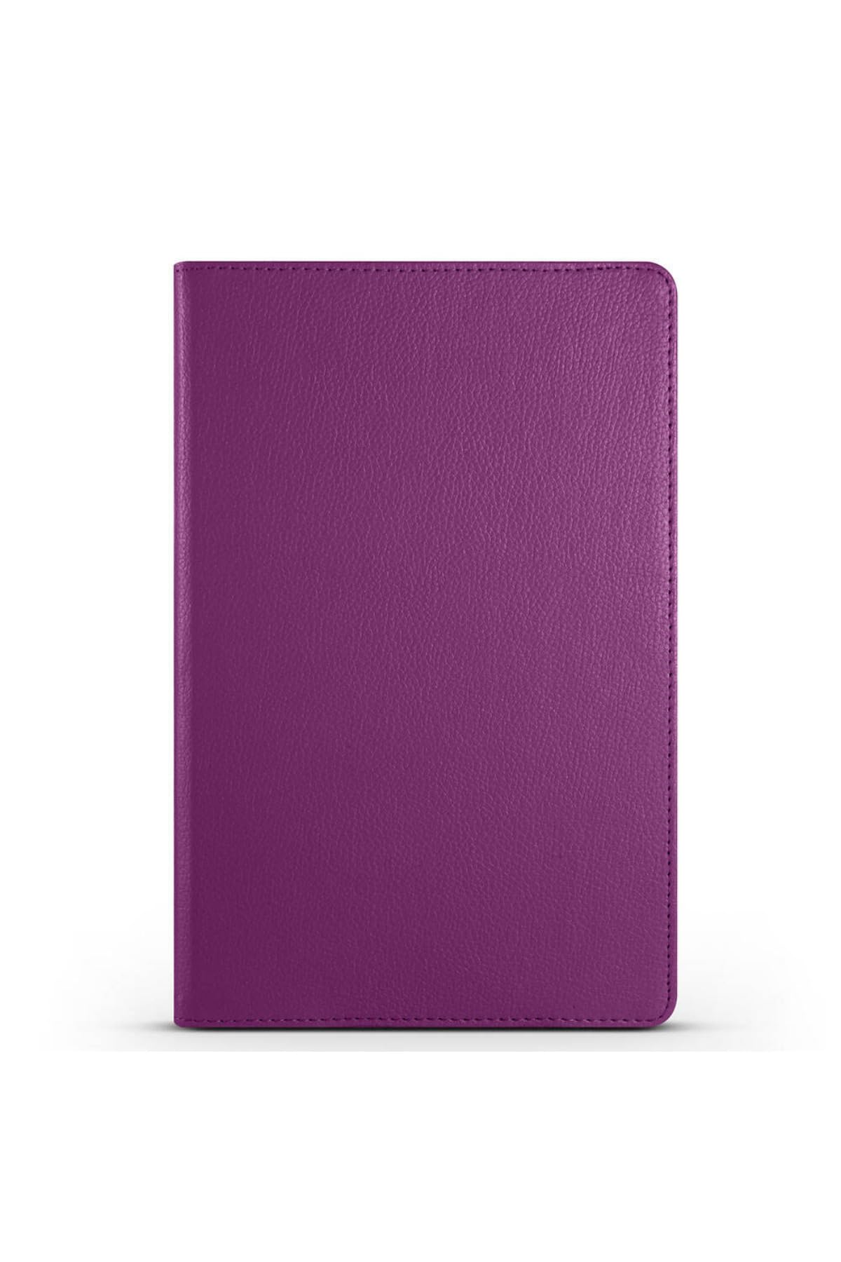 CONSTRAIN - Xiaomi Redmi Pad SE 11 İnç ile Uyumlu Kılıf Yatay-Dikey Standlı 360 Dönebilen Ön Arka Tam Koruma Kapak - Mor