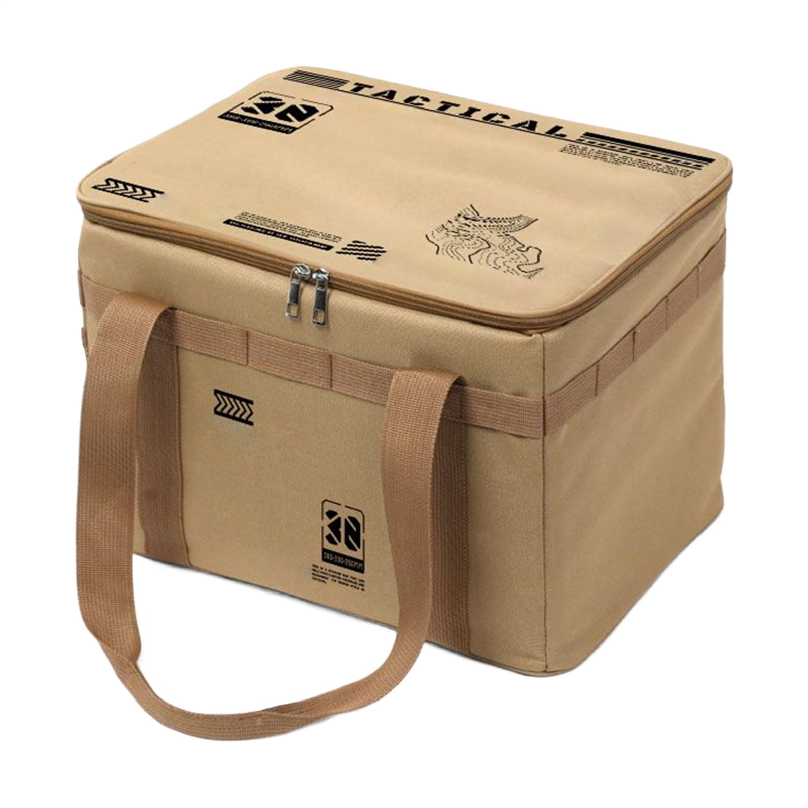 Bolsa Organizadora para Camping - Organizador De Camping con Bolsa para Utensilios De Cocina - Diseño Ergónomico con Asas Plegable Impermeable para Bebidas, Ollas, Cocina, Tazones Y Alimentos