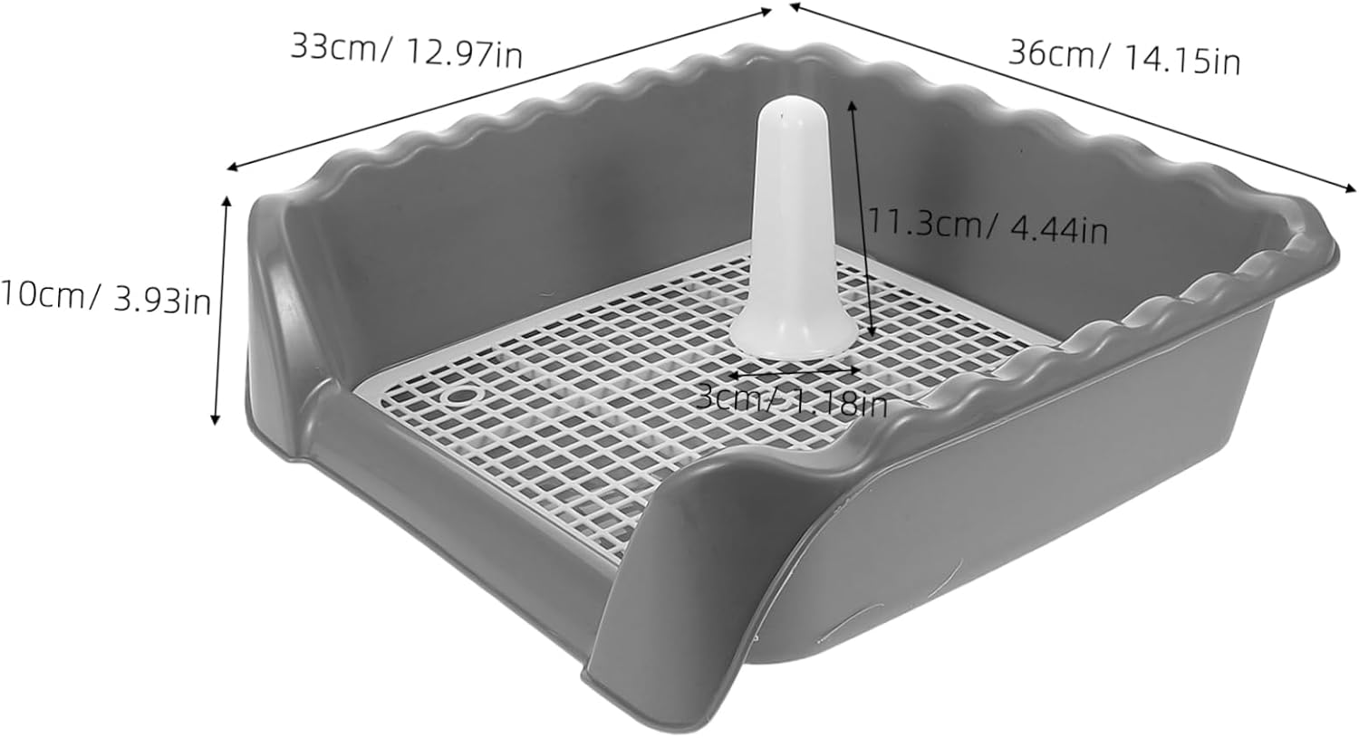 MERRYHAPY Indoor Puppy Training Pad Dog Pee Pad Holder Portable Dog Toilet User-Friendly