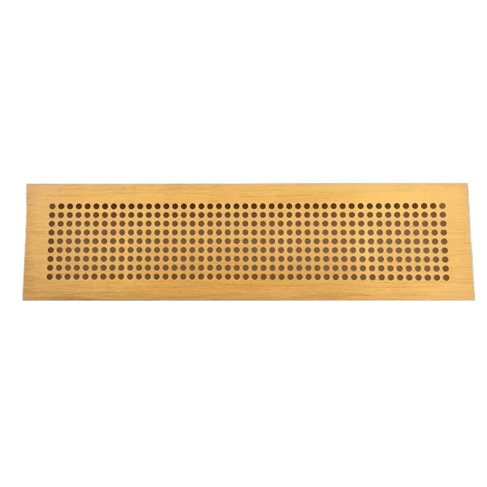 Weqyfdc Golden A Ventilation Grilles Rectangular Gold Silver Black Aluminum Ventilation Hole Grille Cover Furniture Shoe Cabinet(,250X80mm)