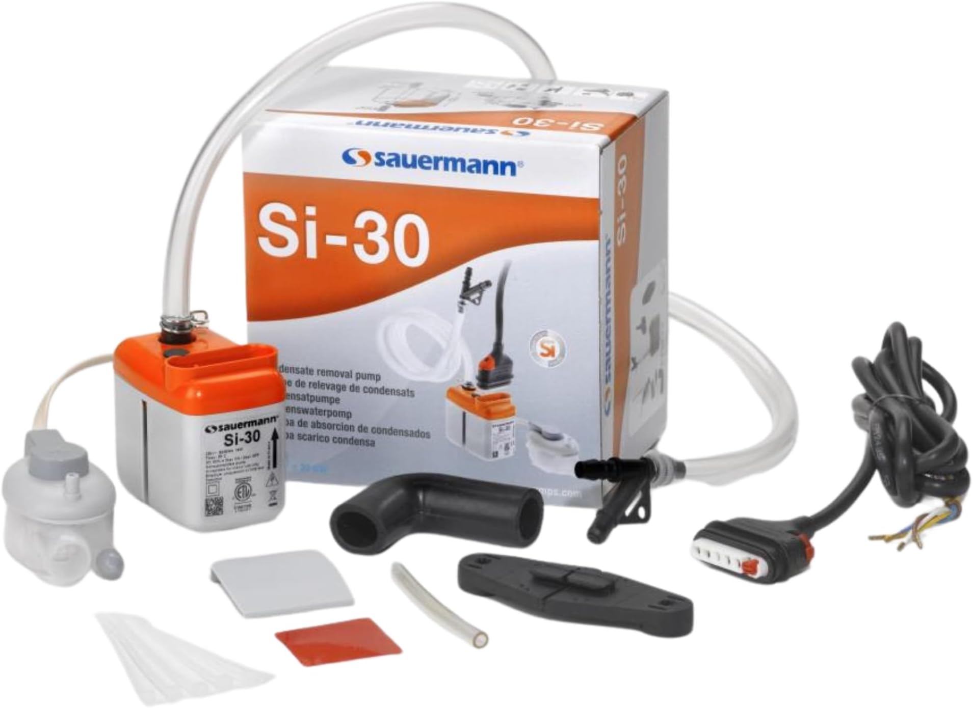 SI-30-230V mini condensate removal pump, above ground, stainless steel, black, up to 5.6 ton, 230V