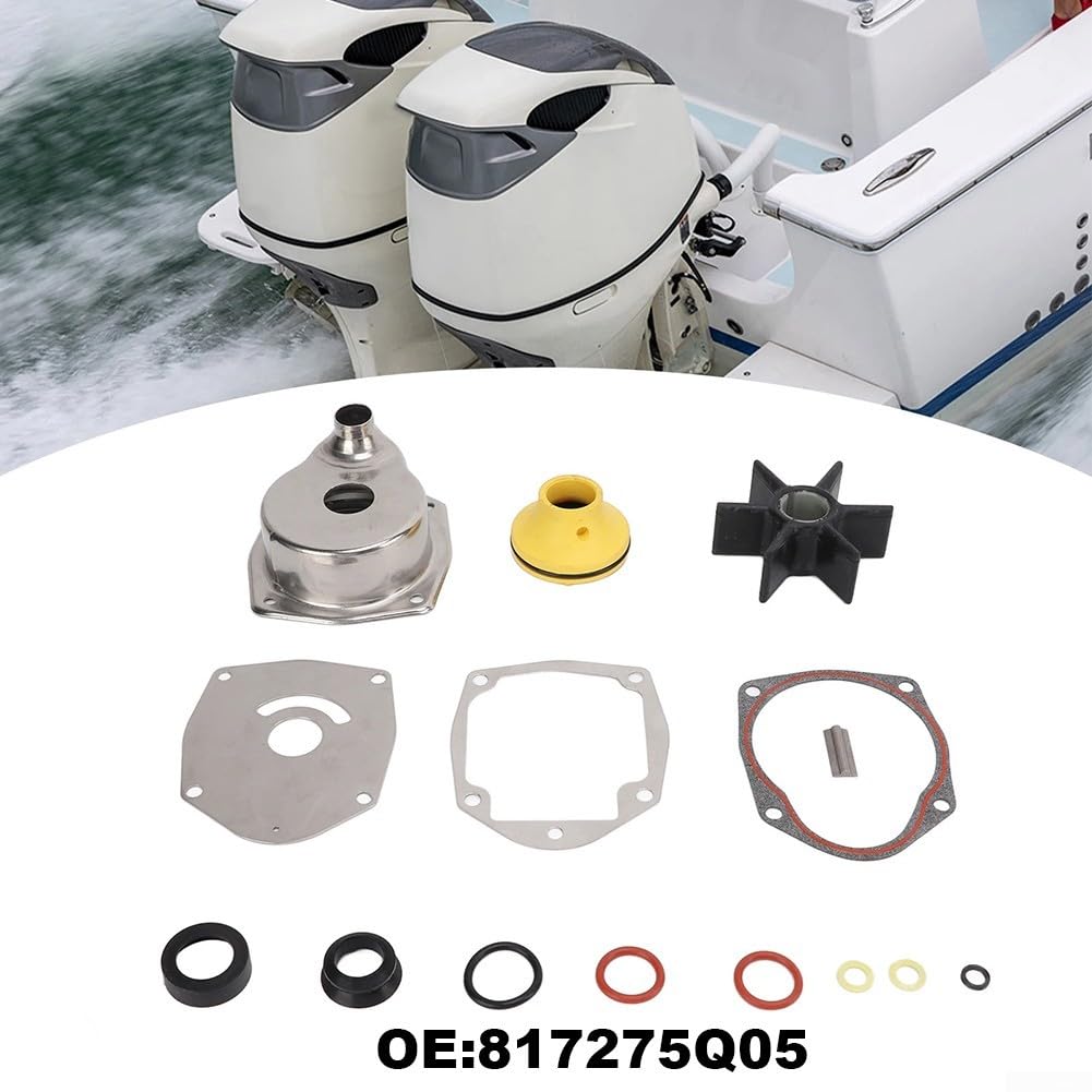 Kit di riparazione girante per Mercruiser Stern Drive S/N D469859 | Adatto per alpha per Gen 2, include guarnizioni guarnizioni piastre, robusta girante a 6 pale, sistema di azionamento a