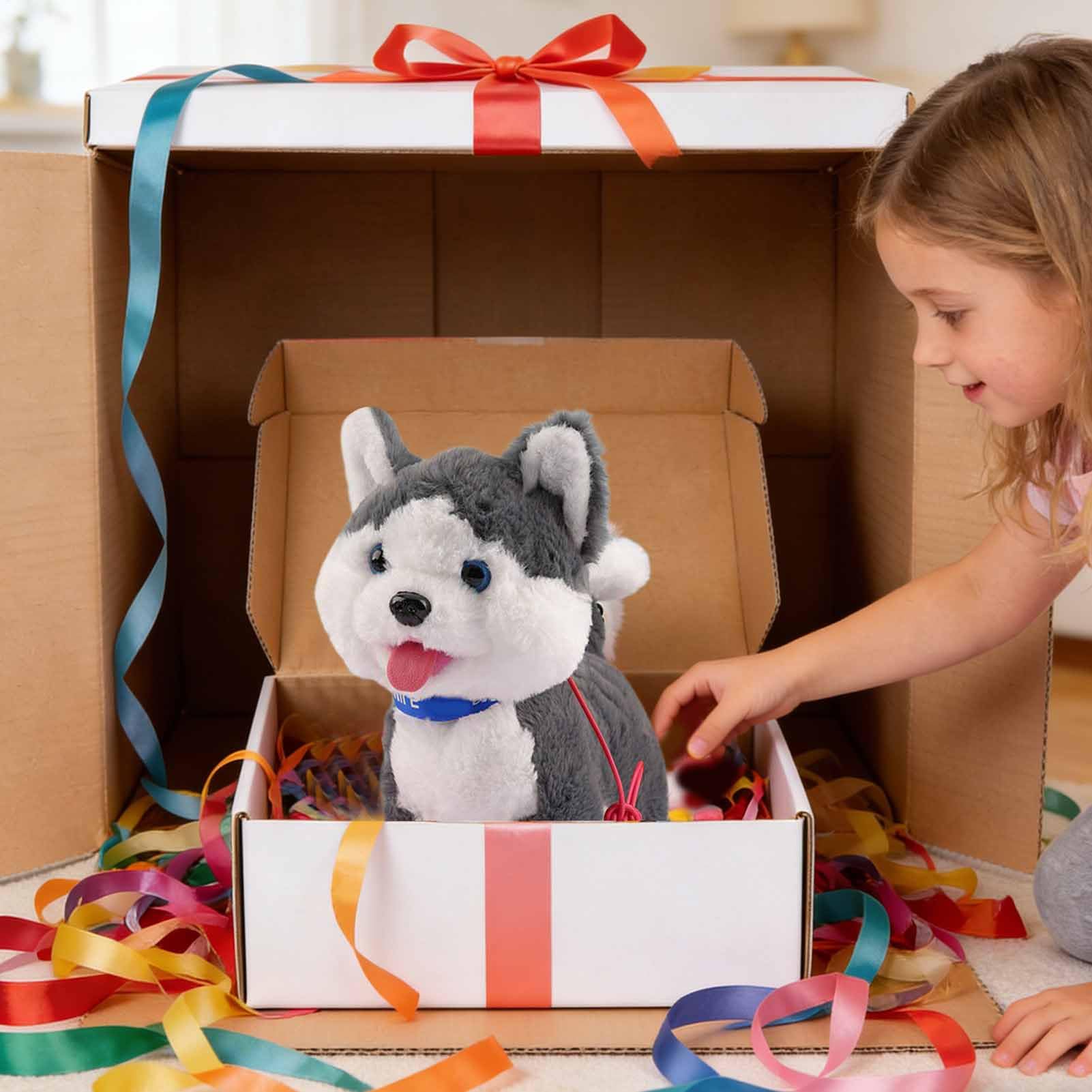 Cachorro Robot Anda Con Mando a Distancia a Pilas