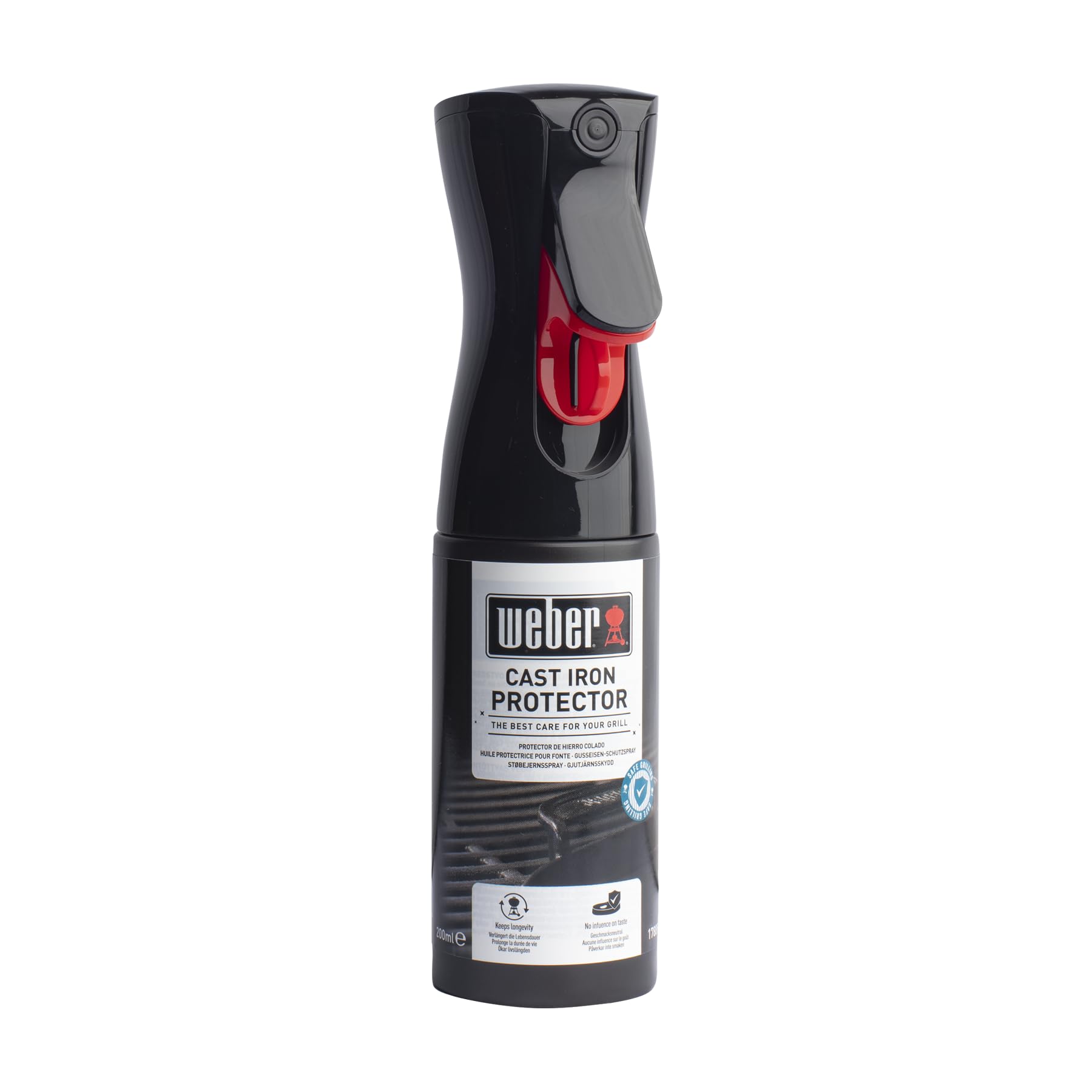 Weber brosse de barbecue pour surfaces en fonte avec tête spéciale espaces entre grilles