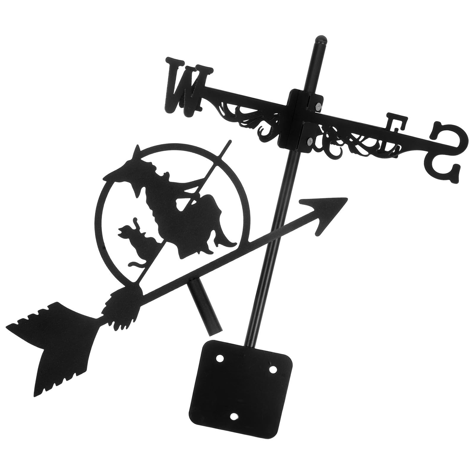 Veleta de viento de gato para decorar tu jardín con un toque artístico único