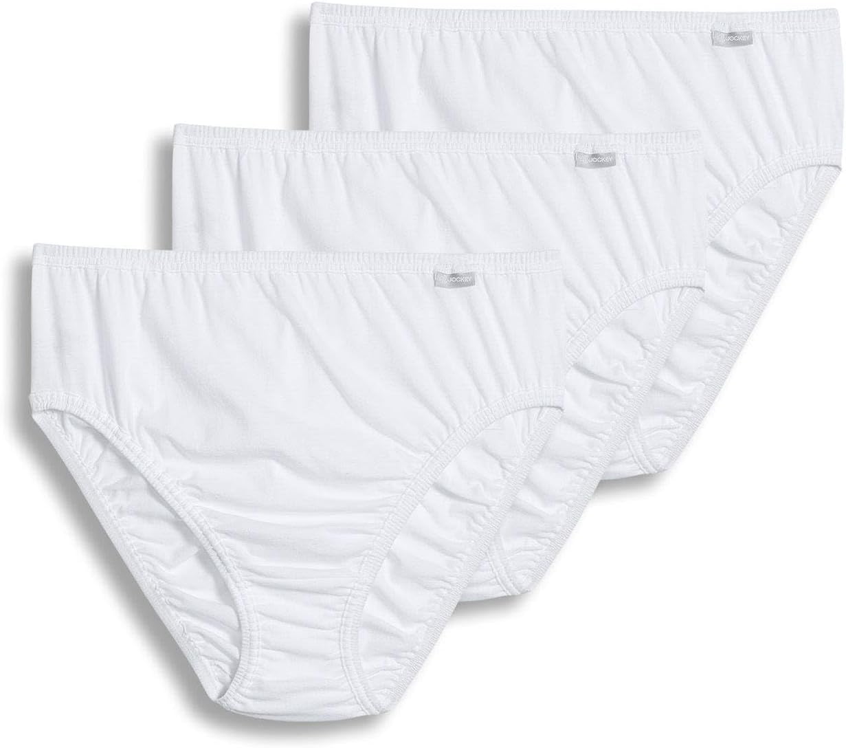 Jockey Women's Underwear Plus Size Elance French Cut - 3 Pack