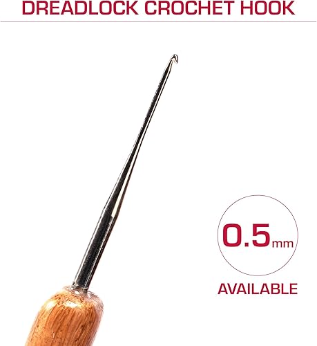 Miniatura 2 de RED by Kiss Gancho de ganchillo para rastas, herramienta de gancho de ganchillo para rastas, cerraduras de temor, aguja de ganchillo para