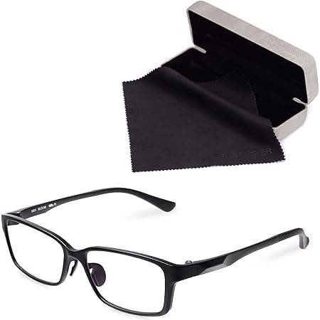 Amazon Amazon限定ブランド Midi Bloom ミディブルーム 老眼鏡 ブルーライトカット Hev90 カット 紫外線カット Uv400 スクエア メンズ カラー マットブラック Mbl11 C1 1 00 Midi Bloom 老眼鏡