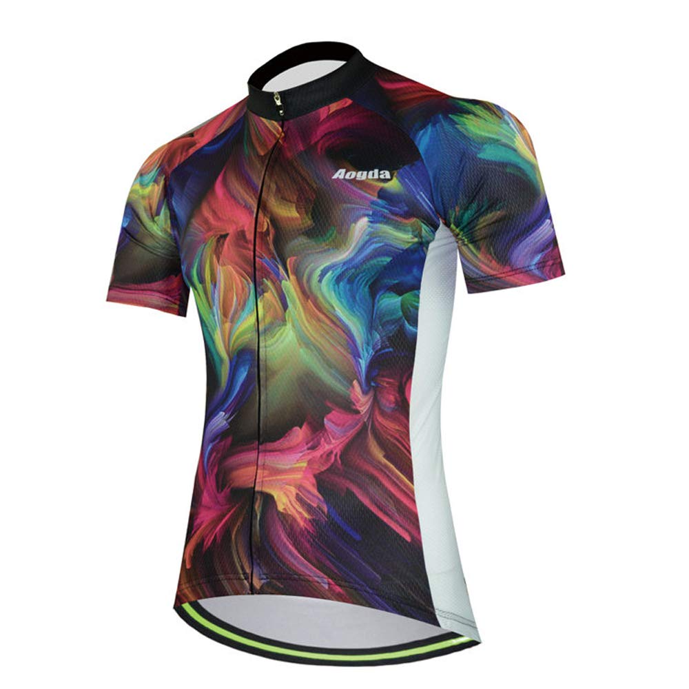Amazon.co.jp: (Aogdaサイクリングジャージ) Aogda Cycling Jersey半袖