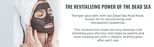 Miniatura 6 de Natural Elephant Máscara de barro del Mar Muerto, limpieza profunda de poros para cara y cuerpo, acné, puntos negros, piel grasa, cuidado de la piel