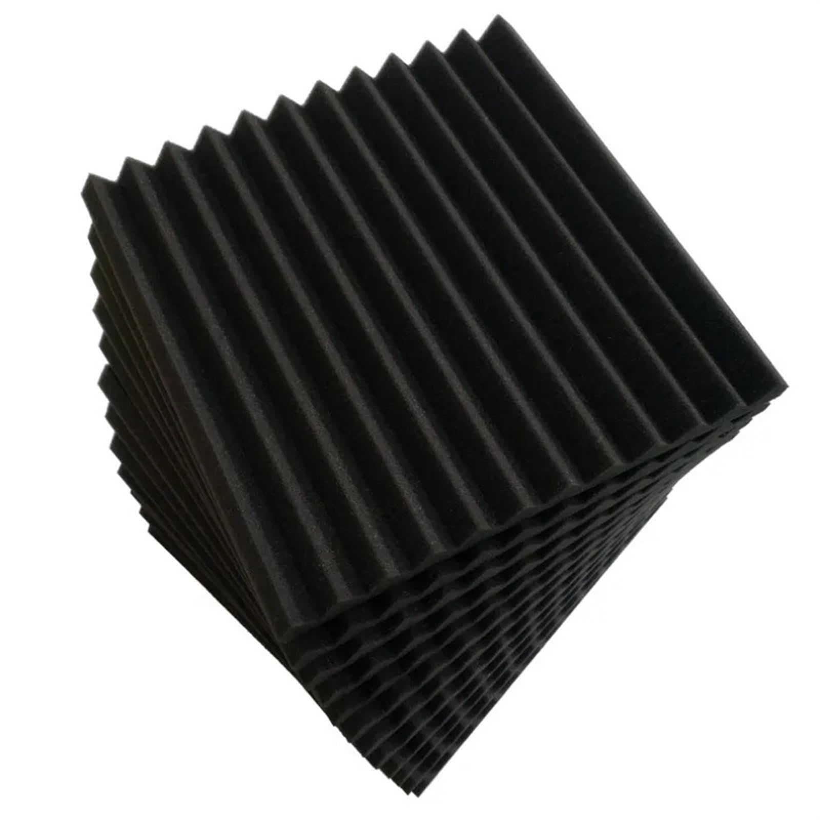 Panele z pianki akustycznej, 24 szt., dźwiękoszczelne panele z pianki akustycznej, 300 x 300 x 25 mm, panel ścienny do pomieszczeń nagraniowych, biur i domu, rozwiązanie izolacyjne do redukcji szumów