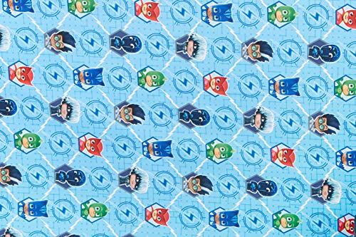 Pj Masks Time To Save The Day 4 Piece Toddler Bedding Set, Blue(Pack Of 1) #TOP4