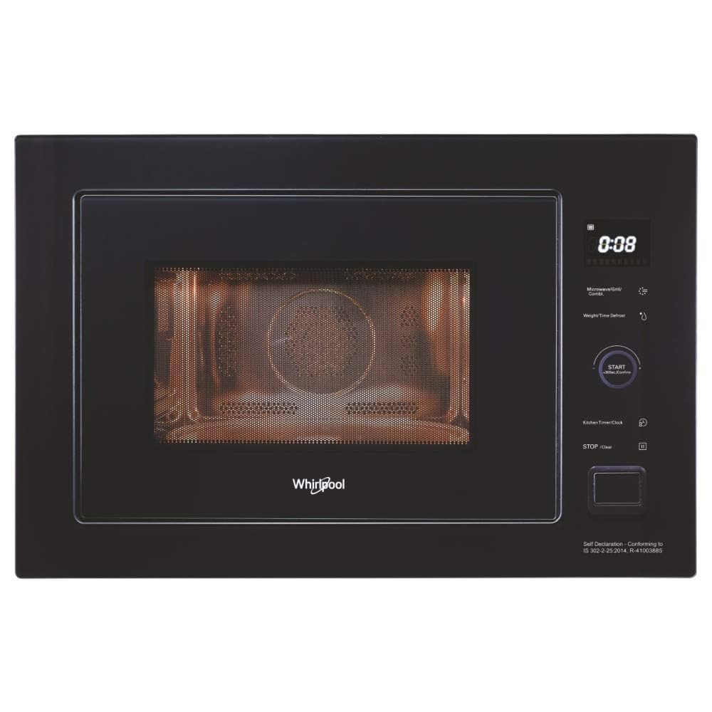 61aTqepPiPL. UF1000,1000 QL80 Whirlpool 25L Built in Oven Convection Microwave Oven (AMW 250 M, Black), Medium : Amazon.in: Home & Kitchen