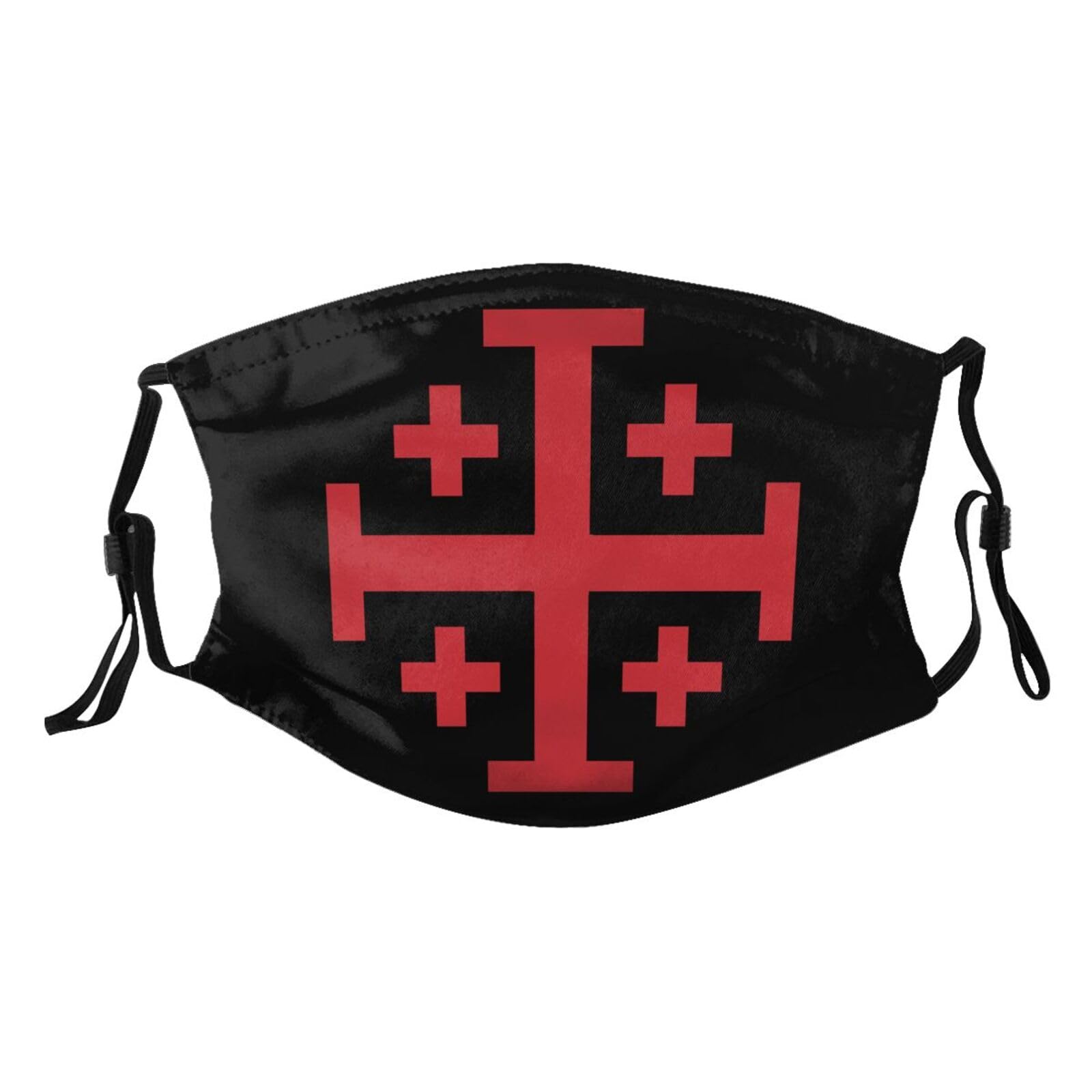 Jerusalem Catholic Cross Adult Dust Mask Adjustable Dust Face with 2 Filter63