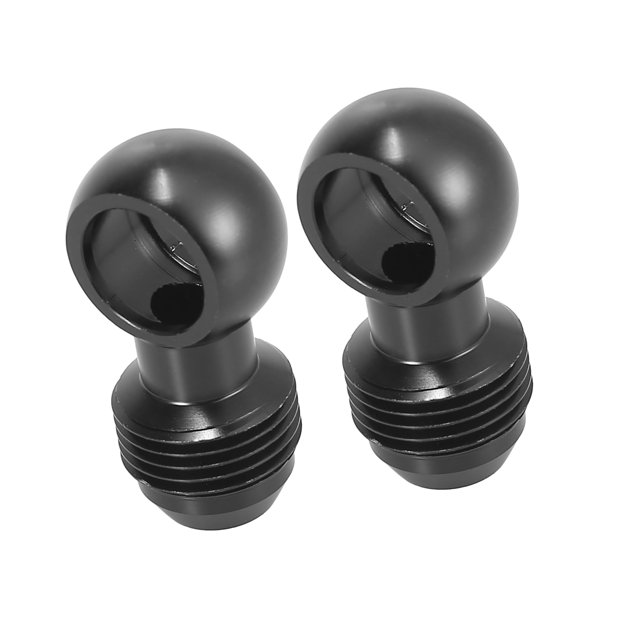 Accesorios banjo de combustible 14mm a 8AN en aluminio negro de alta resistencia para coche