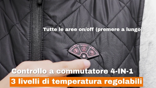 Gilet Riscaldato Donna In Pile - 9 Zone Di Riscaldamento, Batteria 16000mAh, Per Escursionismo E Lavoro - Foto 7