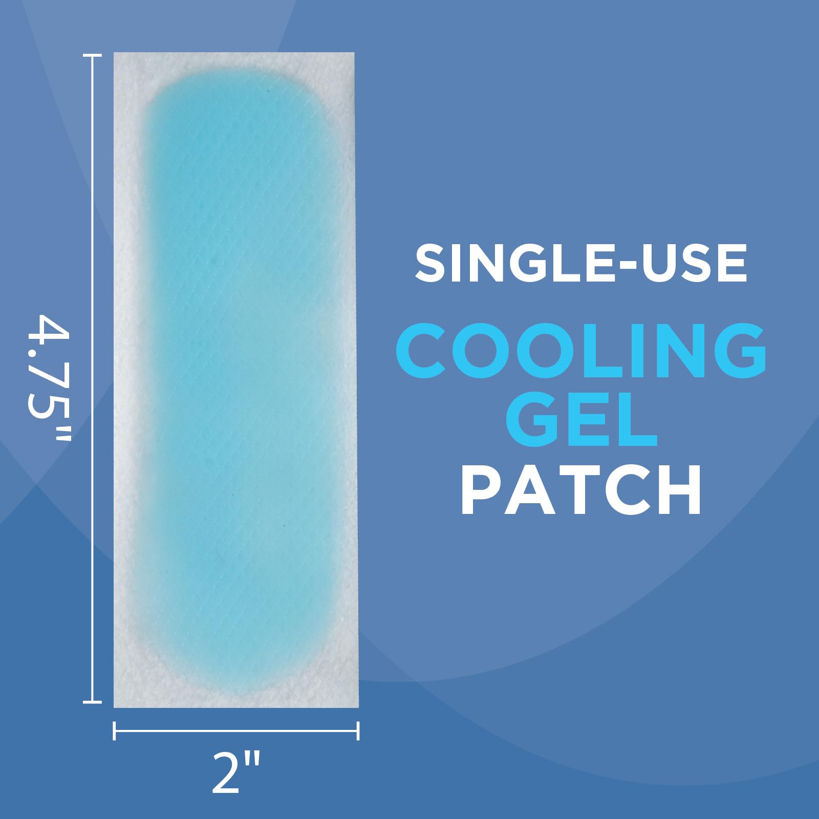HealthWise Instant Cool Migraine & Fever Gel Patch, 12 Count — Amazon image 8