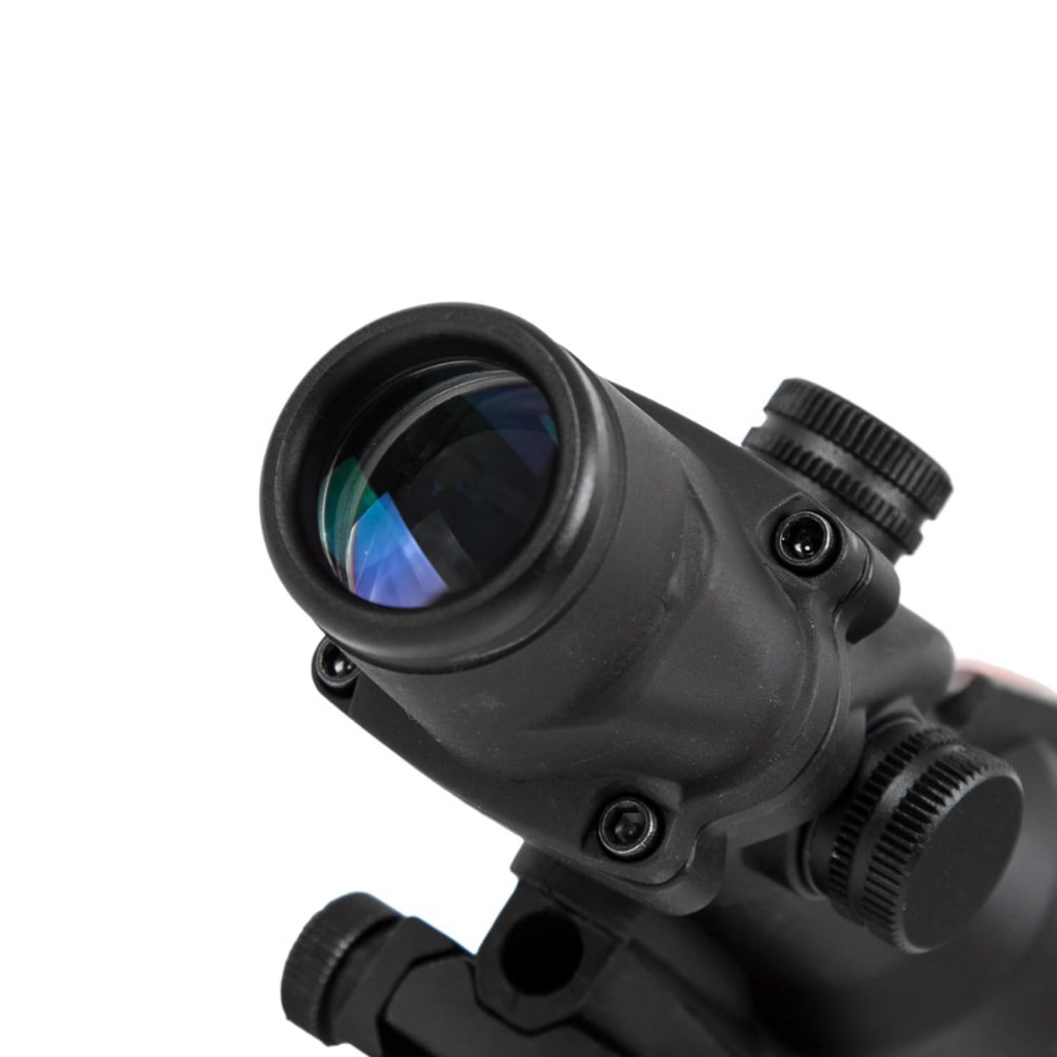 Paike Lunette de visée 4x32mm ACOG Red Dot Sight avec réticule Chevron Rouge