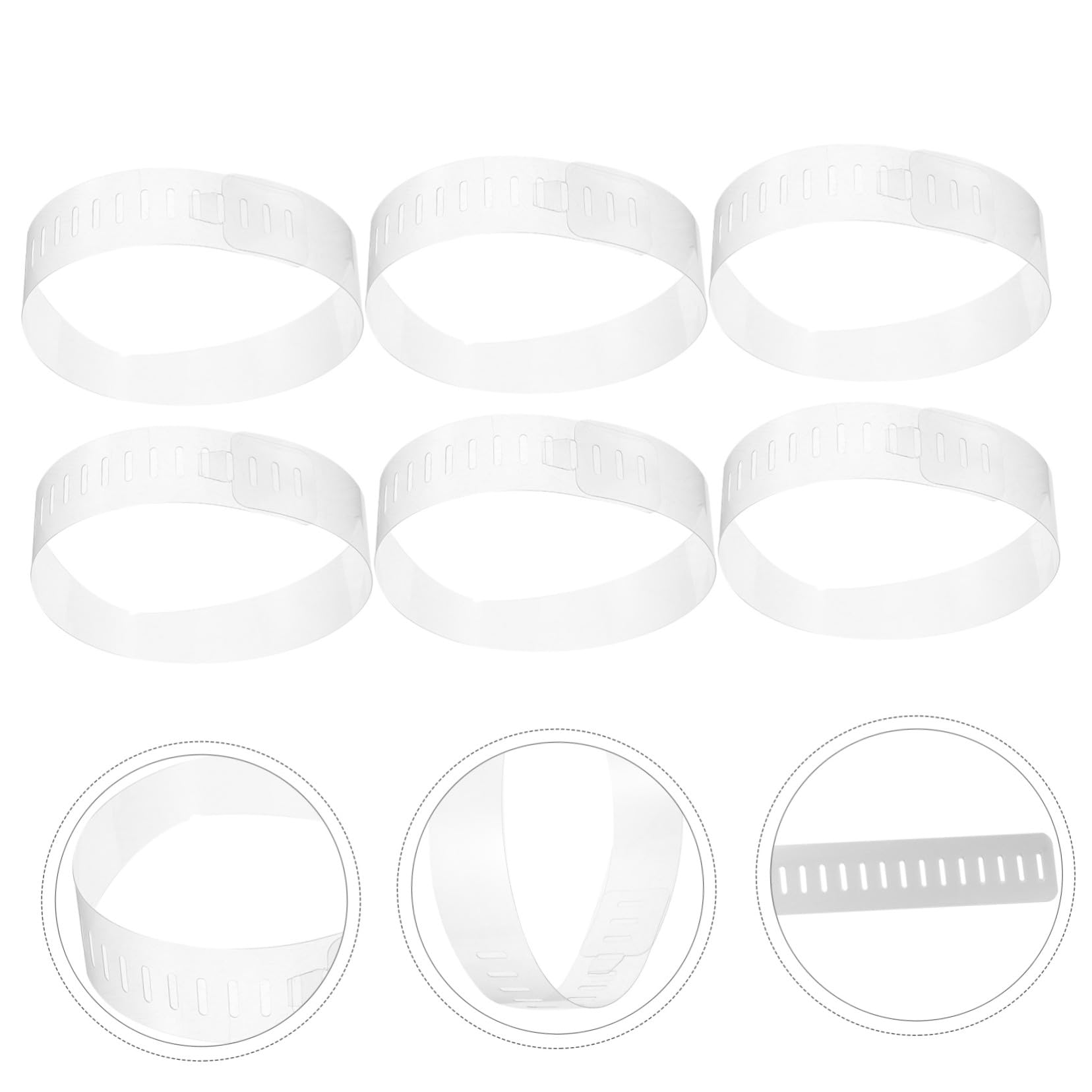 Gatuida 100 Piezas Collar de Pvc Soporte para Cuello de Camisa Ballenas de Cuello para Hombre de Plástico para Camisas de Vestir para Uso Diario