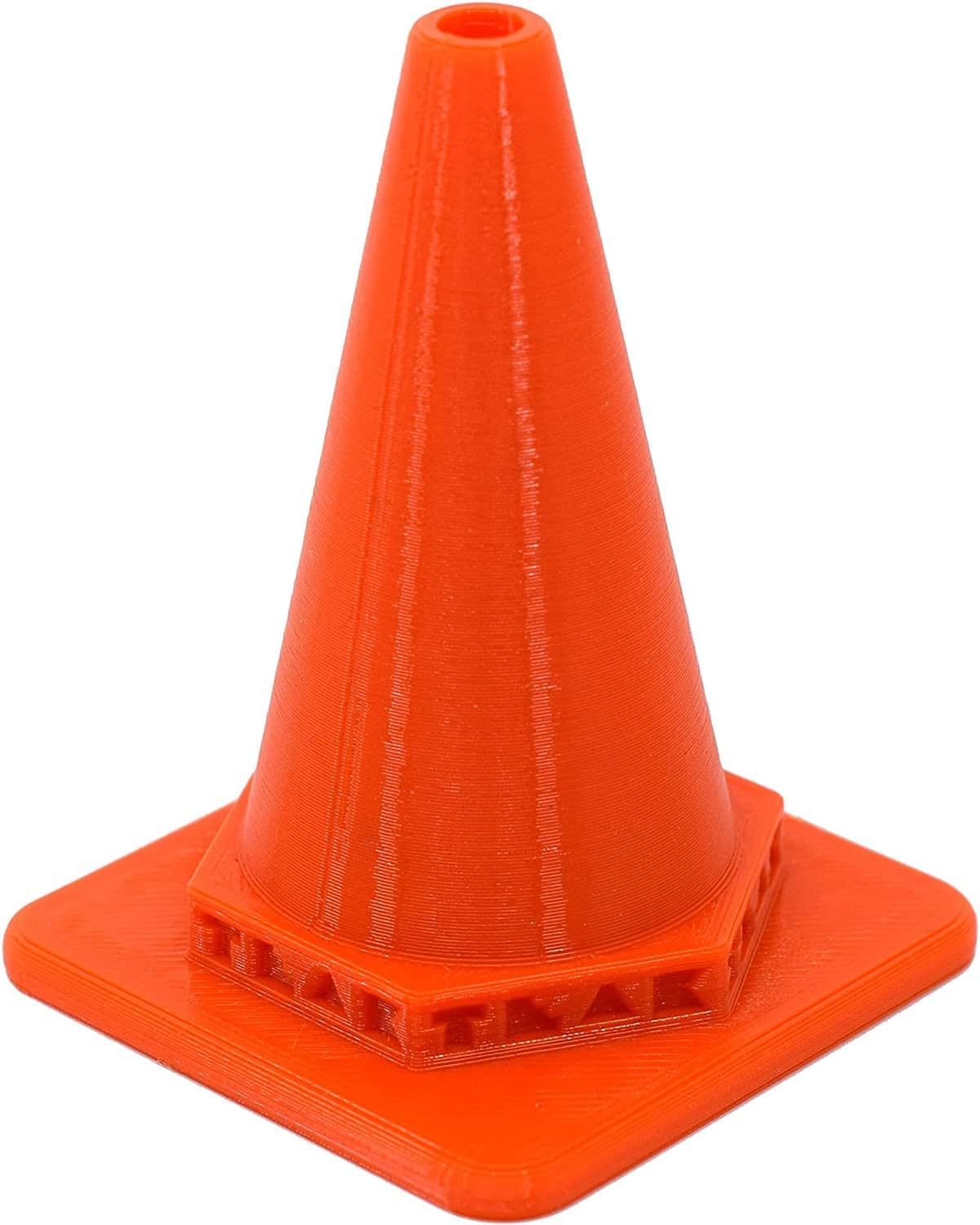 Teak Tuning Fingerboard Traffic Urethane Cone - 2.5" Tall, 1.75" Base - Opaque Orange - 1:12 Scale
