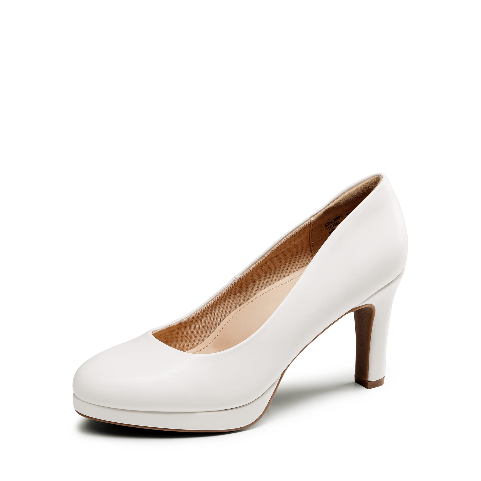 DREAM PAIRS Scarpe Eleganti con Tacco Alto Comodo Salone per Donna Tacchi Alti Classici per con Piattaforme per Feste di Lavoro Aziendali SDPU2365W-E