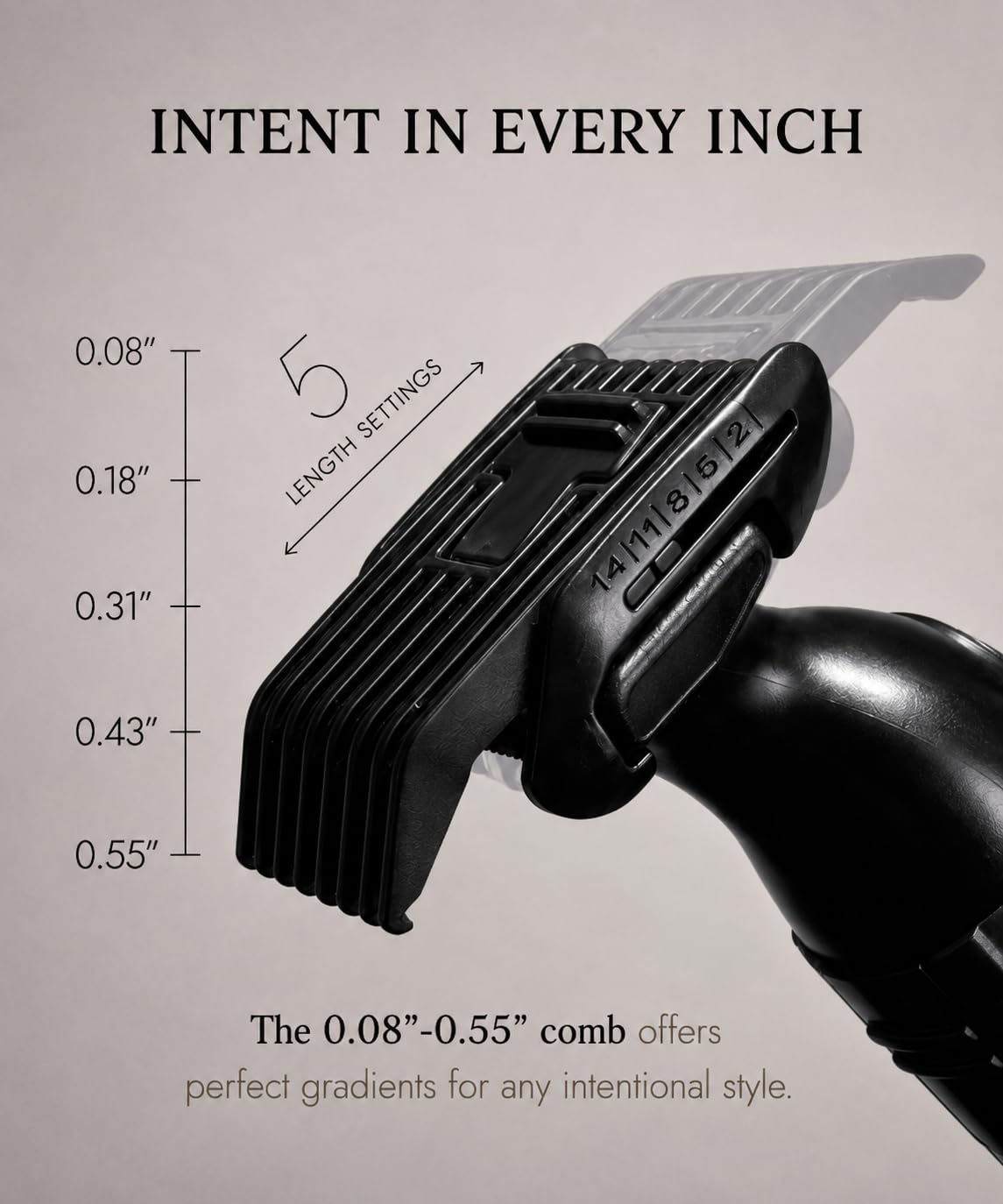 URBANER Schnurrbart-Trimmer für Männer, zeitlich begrenzter Bonus: Holen Sie sich eine zusätzliche Nasen- und Ohrentrimmerklinge, japanischer Motor, wasserdicht, leicht, batteriebetriebener