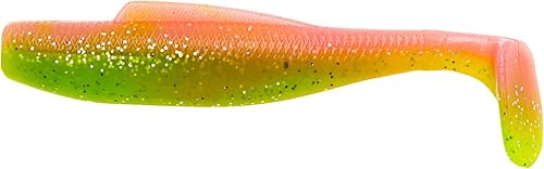 Z-MAN DieZel MinnowZ - Cebo blando swimbait, cola de remo, 4 pulgadas, 5 unidades, Multi, 4"