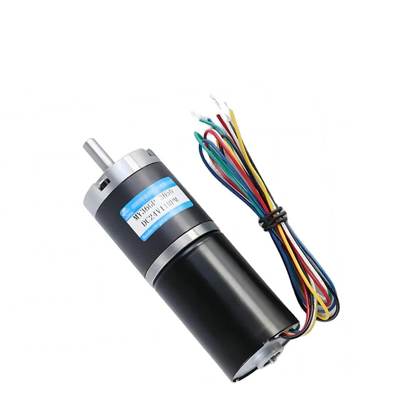 YPEZASDLW 36GP-3650 Micro DC Gear Motor 12V24V Forward and Reverse Adjustable Speed 11PRM~2160PRM Brushless Planetary High Torque(6mm 6 line,24V 98RPM)