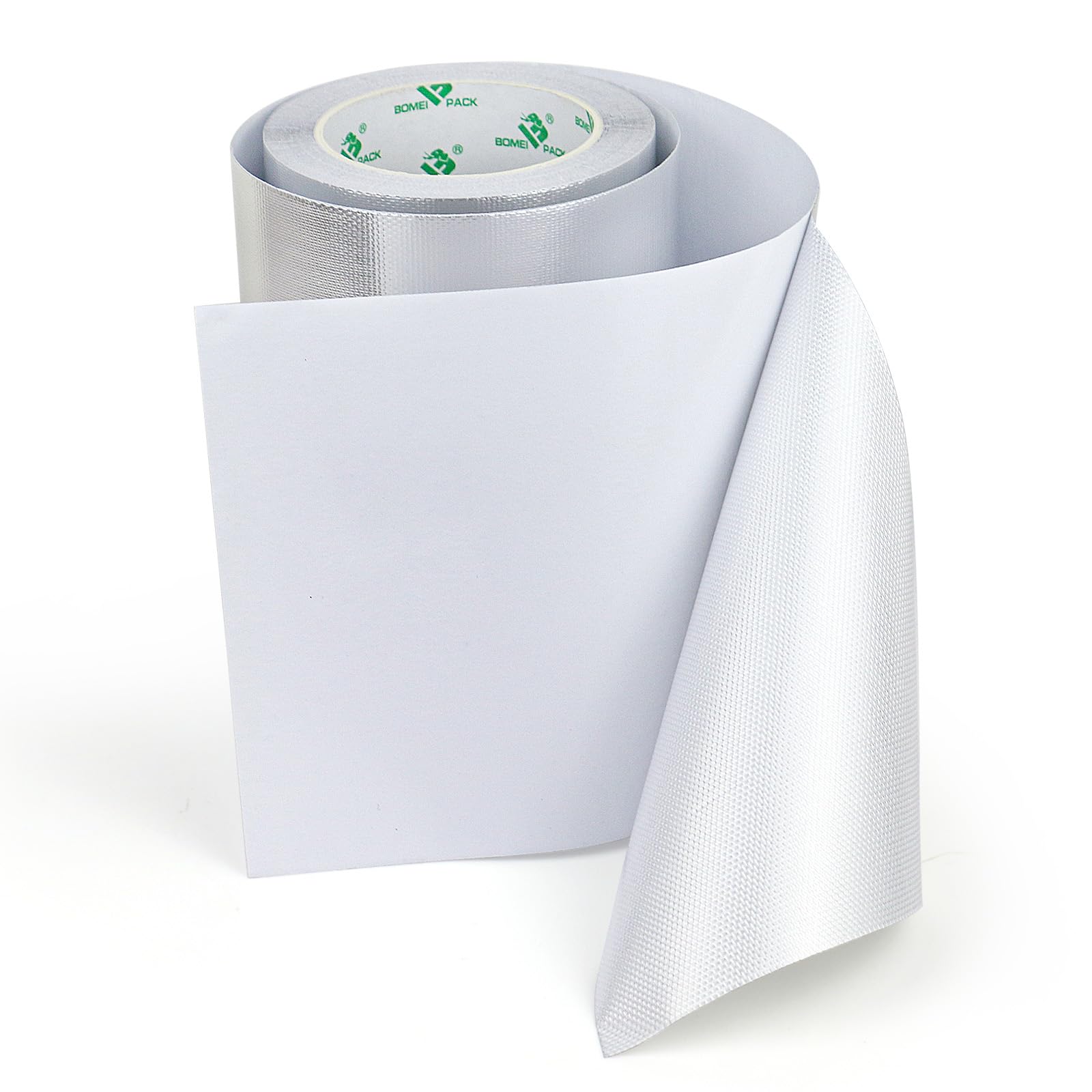 BOMEI PACK Nastro in alluminio rinforzato, resistente al calore, impermeabile, per riparare superfici metalliche, sigillare, riparare e isolare