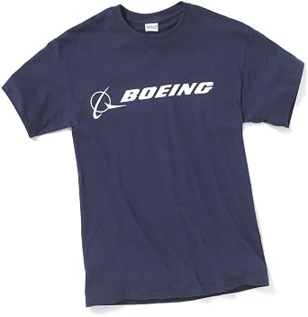 Boeing Signature T-Shirt Short Sleeve; Color- Navy, Size- L