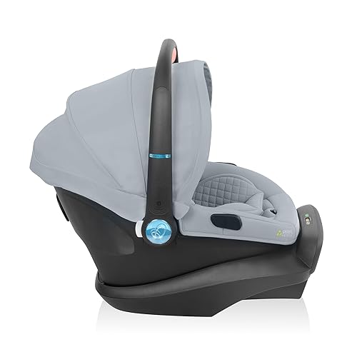 Miniatura 6 de Evenflo LiteMax NXT - Asiento de coche ligero para bebés y prematuros de 3 a 30 libras con SensorySoothe. Fácil de instalar con base (cuarzo)