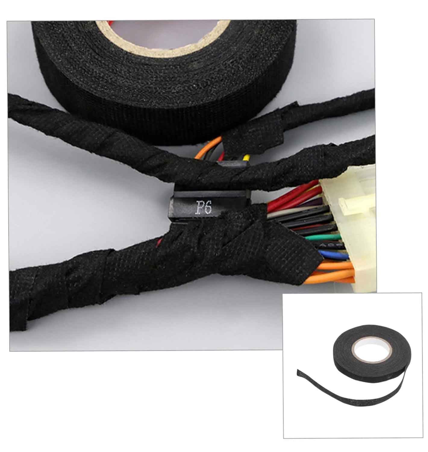 Nastro Isolante Nero 4 Pezzi - 19mm E 15mm X 15m Per Cablaggi Auto E Casa - Foto 4