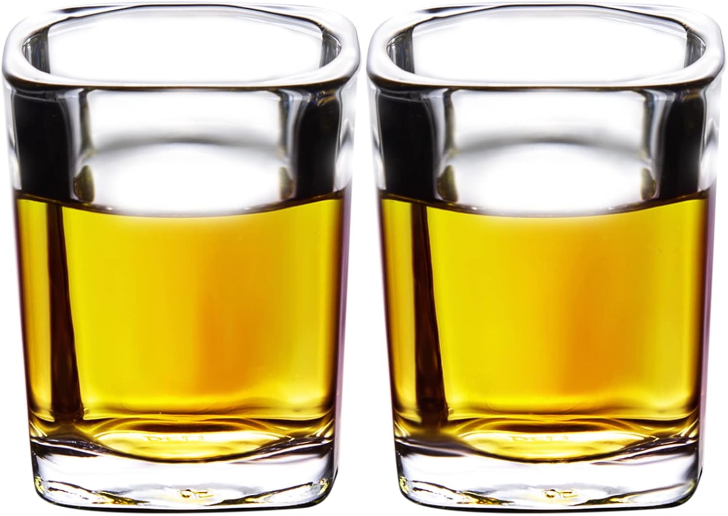 PARACITY Set of 2, Cool Shot Glasses with Heavy Base