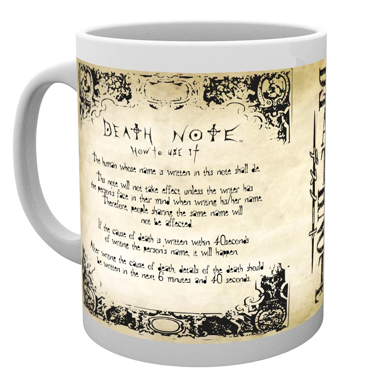 Gb Eye Multicolour Death Note Rules Mug