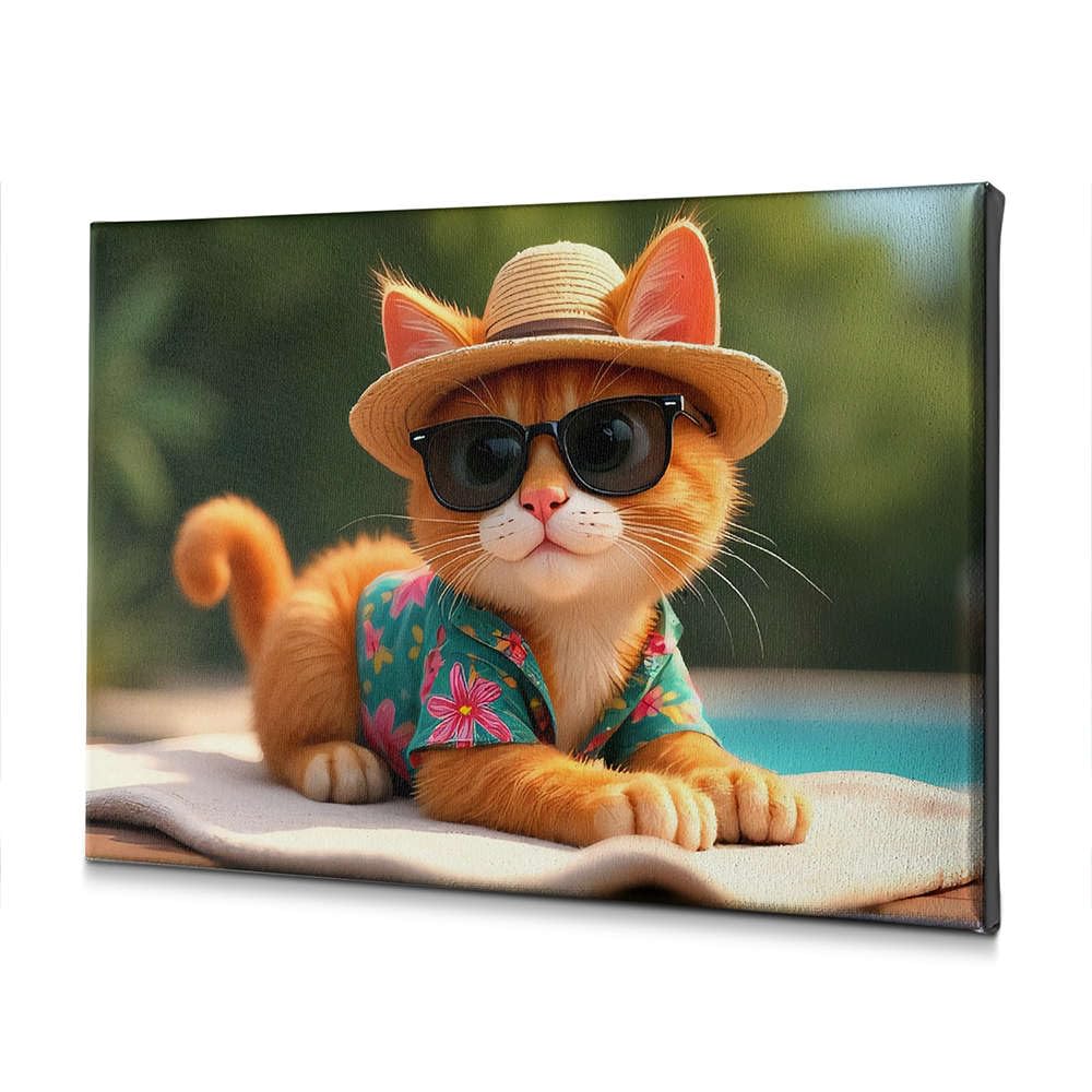 Décoration murale chrétienne chat de Pâques : le cadeau idéal original