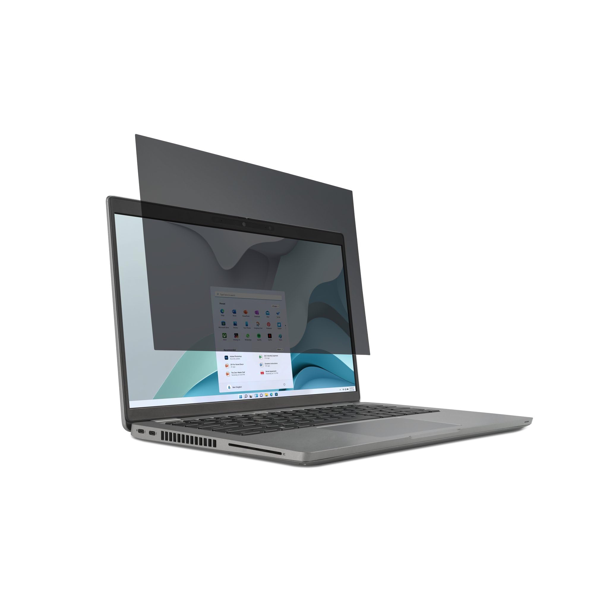 Kensington EQ - Filtro Privacy per Notebook - 2 vie - Rimovibile - Colla, linguette a cerniera - 33.