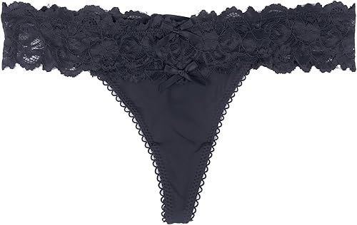 Miniatura 5 de ohyeah Tangas de encaje sexy con cuerda de G para mujer, bragas de tanga de cintura baja, ropa interior de algodón para mujer, bragas de entrepierna
