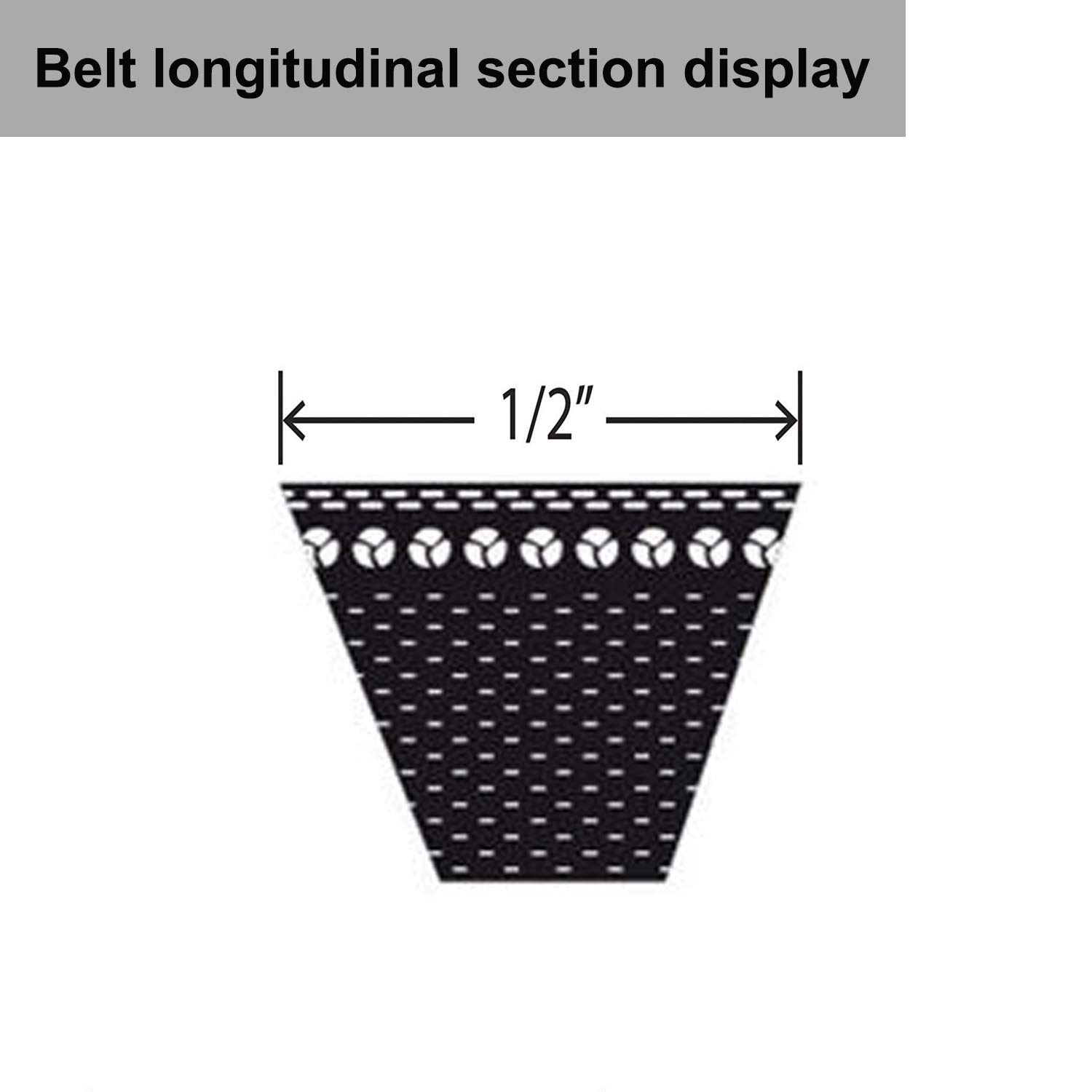 Antriebsriemen 954-0467A – Kevlar Keilriemen, Kompatibel Mit MTD, Cub Cadet, Troy-Bilt, Toro Rasentraktoren (LTX1040, LX420 Uvm.)
