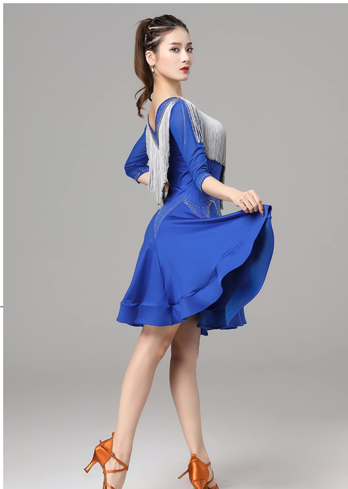 Tango Tenue De Salsa Tenue Samba Femme Latin Robe Danse Salsa