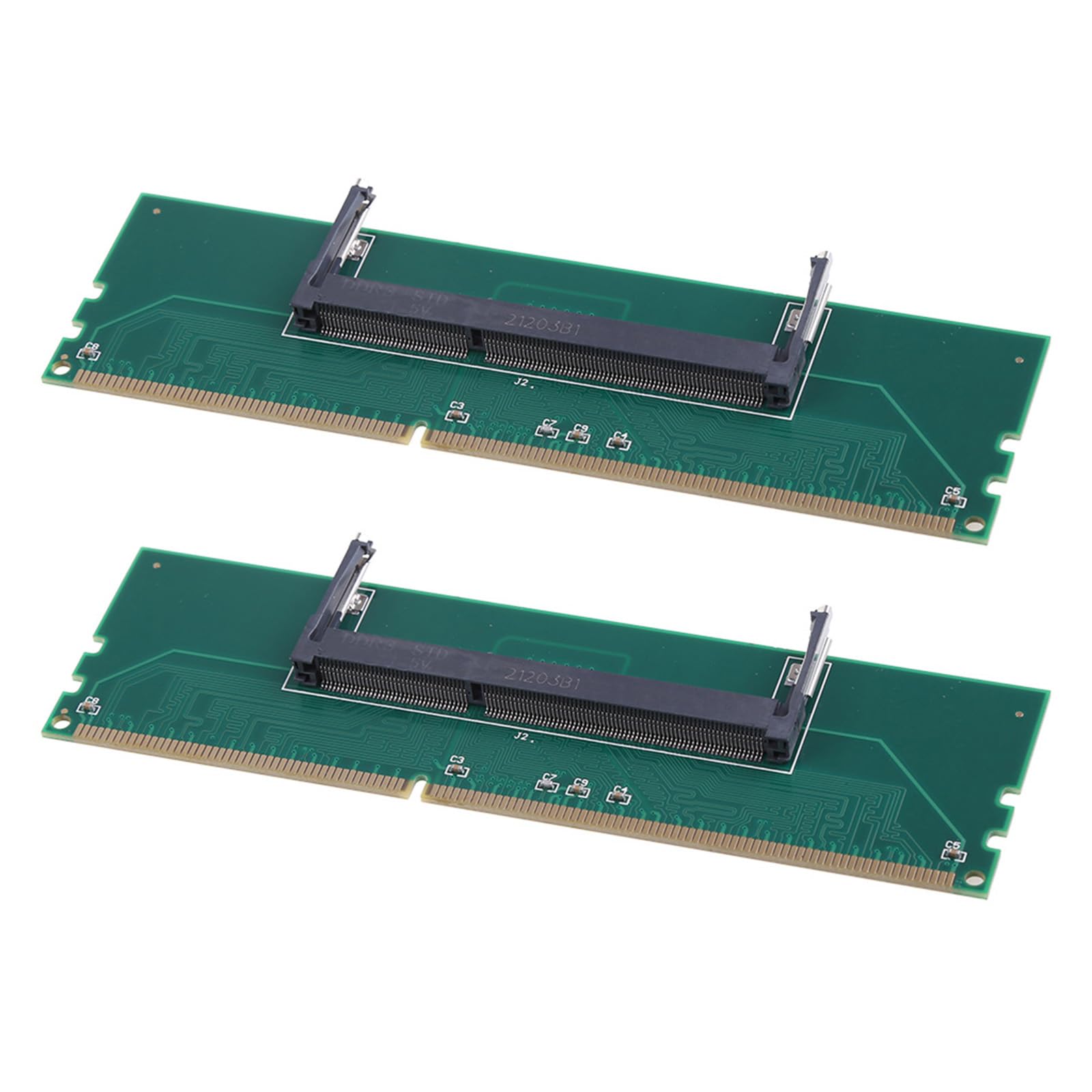 1Pair DDR3 Memory Adapters Converter Cards 200Pin SO-DIMM to PC 240Pin DIMM for Desktop Use Alloy RAMs Adapter
