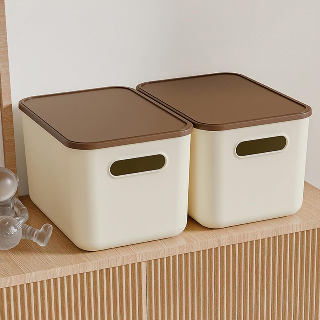 ボックス 箱 ハングル文字 ブラック×ゴールド 幅39×奥行29×高さ22cm 