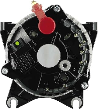 Powermaster - Alt Ford 6G Black 200A 6 grv Pulley Large Frame V MTG 4.6L Crown Vic,I-D-A VR
