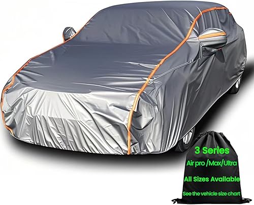 Fundas impermeables para vagón de 9 capas, para todo tipo de clima, cubierta de parabrisas de regalo (cubierta de parabrisas de regalo), cubierta