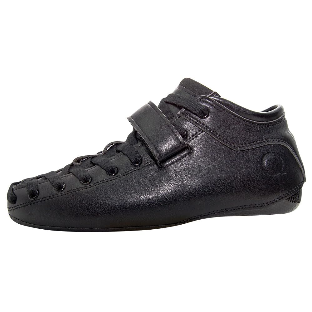 Uniq Skates Mavric Quad Roller Skating Speed Skating Boot (Black sz 7)