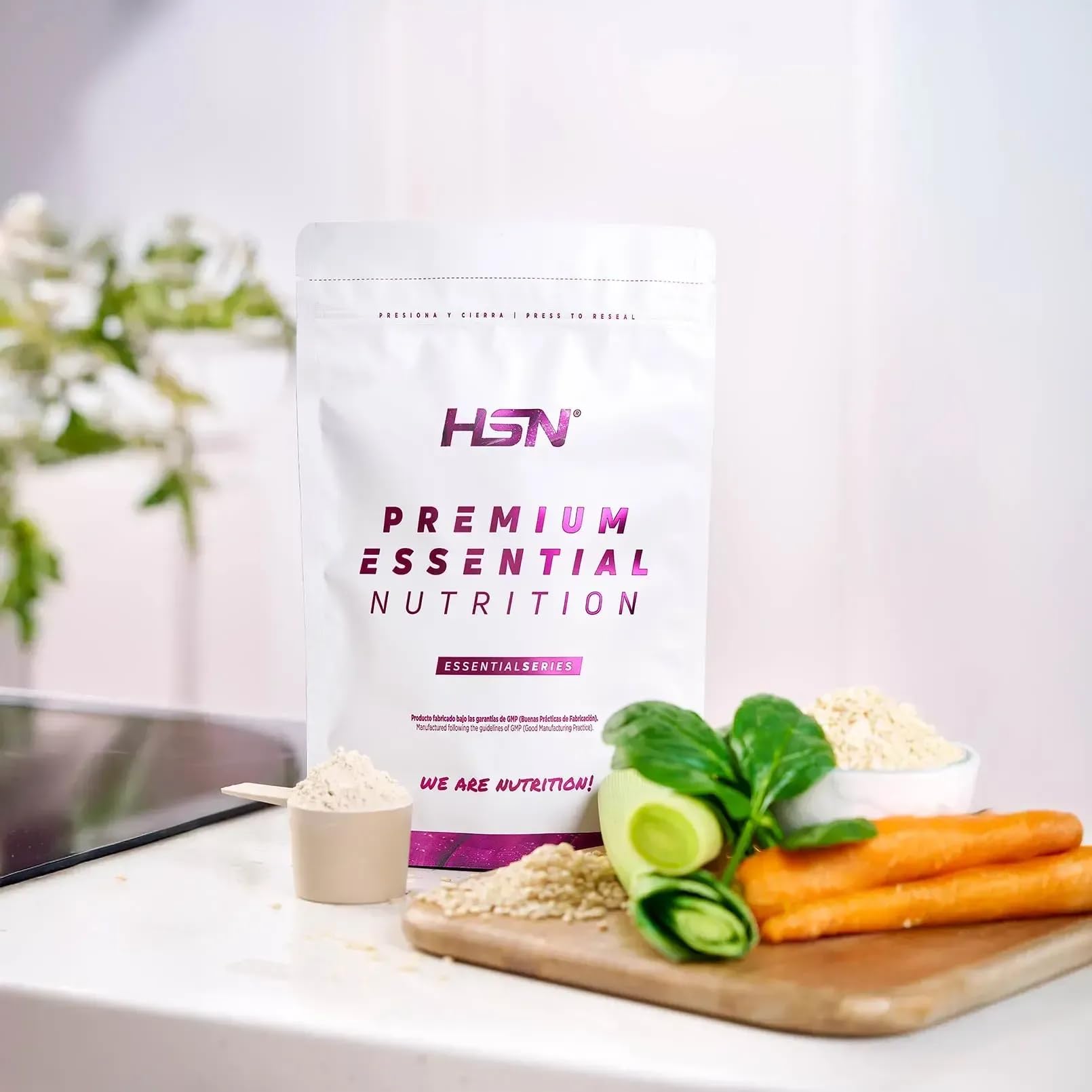 HSN Rice Protein | Vegan Brown Rice Protein Concentrate | Rice Protein Powder | Recovery + Muscle Mass | Sugar Free, Lactose Free, Natural Flavor, 2Kg