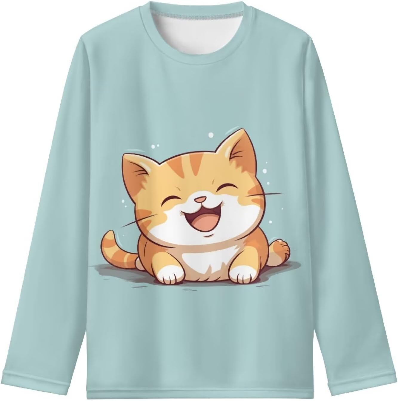 Long Sleeve Shirts for Girls Casual Crewneck Tops Fall Winter Outfits for 3-16 Years Old