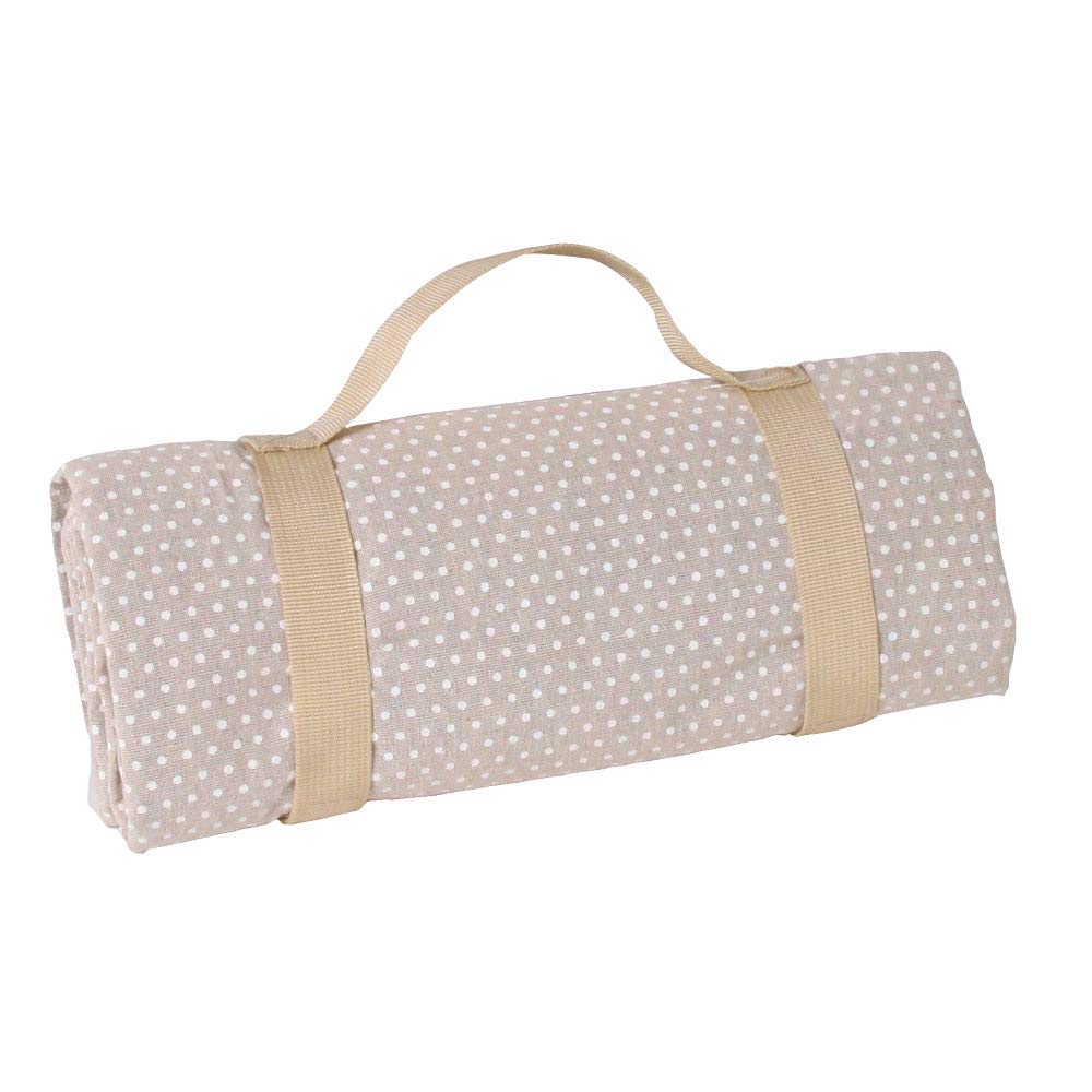 Nappe de Picnic Carrée Coton Imperméable 2-4 Personnes 140 x 140 cm