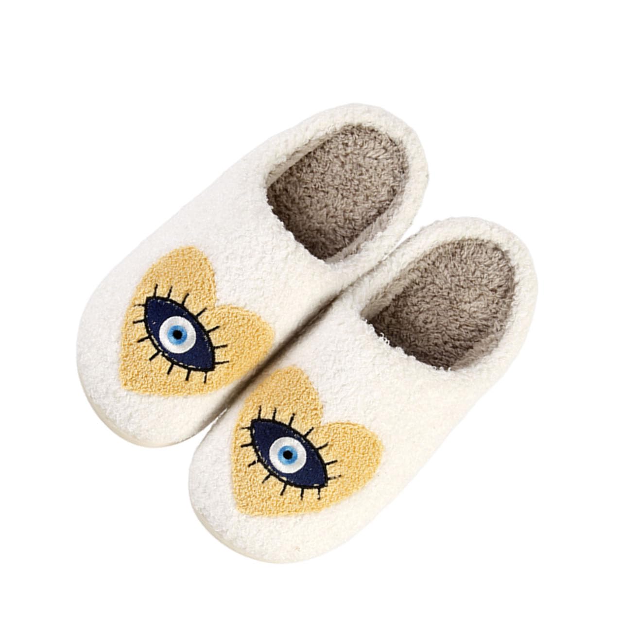LNERIP Slippers Winter Womens Mens Fluffy Plush Slippers Animals Cute Cartoon House Slippers Cuddly Warm Shoes Indoor Outdoor Girls Women